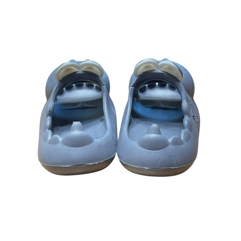 Novelty Hippo-Themed Slip-On House Slippers For Kids Size EU 34-35 ‎ 215MM Gray - Picture 9 of 11